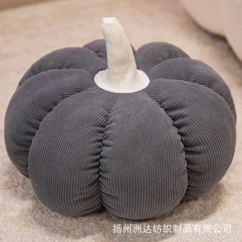 Cojín de Peluche Forma de Calabaza de Peluche para Navidad y Halloween