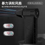 2024新款暴力风扇网红暴力吹风机速无刷电机涵道涡扇3档调节飓风