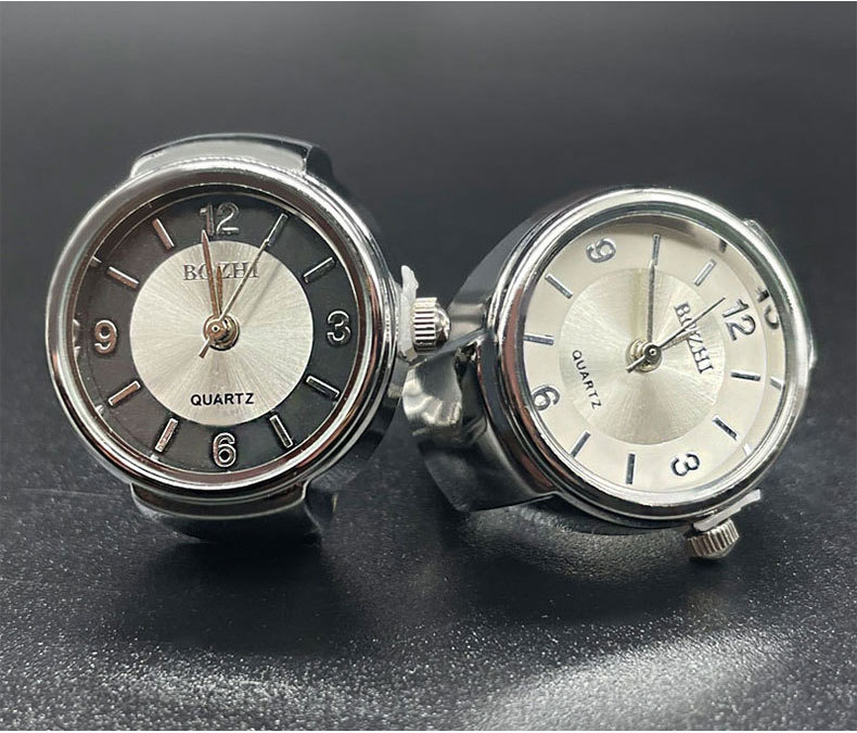 Pointer Display Type Round Dial Shape Daily, Street Occasion Quartz Movement Retro Classic Style Round Quartz Watch Rings
