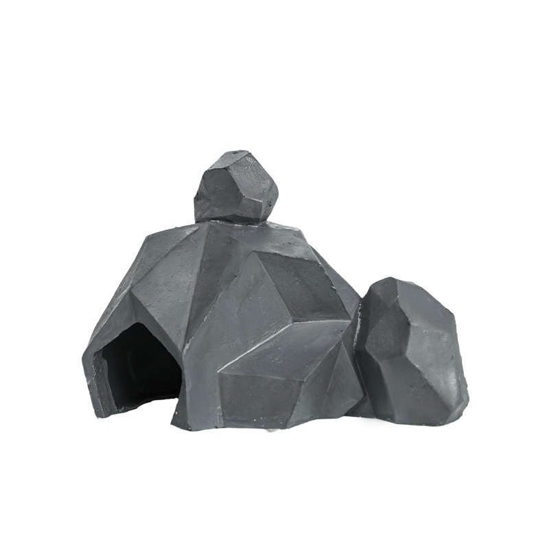 El volcán de simulación se puede instalar con una bomba de oxígeno, artesanías para el hogar, adornos, peceras, decoración, paisajismo, resina, rocalla, acuario