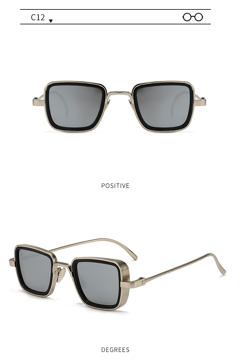 60g Weight Full Frame Glasses Structure Sunglasses Classification Ac, UV400 Protection Lens Material Square Glasses Style Travel Occasion Solid Color Pattern Men'S Gender Classic Style Style Classic Style Solid Color Ac UV400 Protection Square Full Frame Men's Sunglasses 16