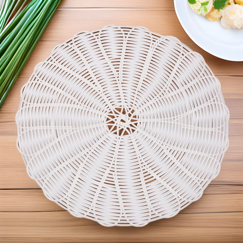 Ротанга Трава Пароварка Клетка Коврик Ротанга Пароварка Клетка Коврик Имитация Ротанга Пароварка Хлеб Коврик Маленькая Клетка Булочки Паром Коврик Для Хлеба Без Круглого Воды