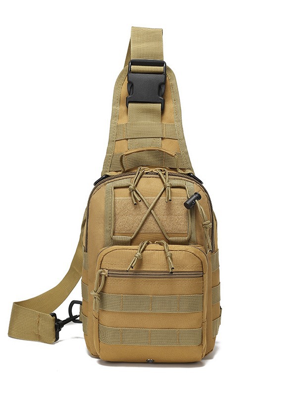 Bolso táctico transfronterizo para el pecho, riñonera para exteriores, bolsa de ciclismo, bolso pequeño de camuflaje para deportes al aire libre, bandolera de un solo hombro para exteriores.