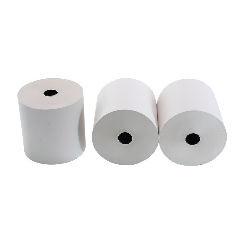 Papel Térmico para Recibos Viment 80x80, Papel para Impresora de Supermercado, Recibo para Llevar, 55g, Longitud 80 Metros