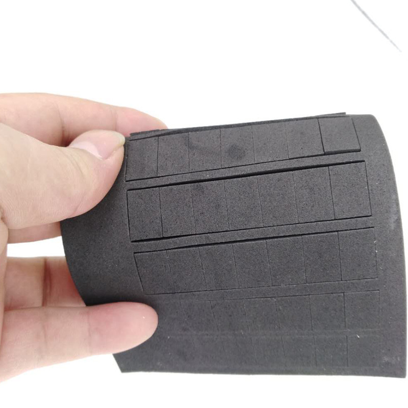 供应白色2MM厚EVA脚垫 EVA垫圈 自粘导电eva海棉垫 海绵条