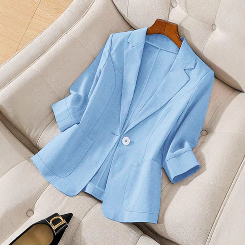 2025 autumn new style commuter solid color loose version suit