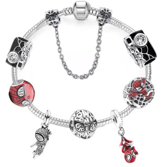 Panjia Diy de dibujos animados con cuentas encanto pulsera transfronteriza suministro directo de fábrica al por mayor Mickey Mouse pulsera