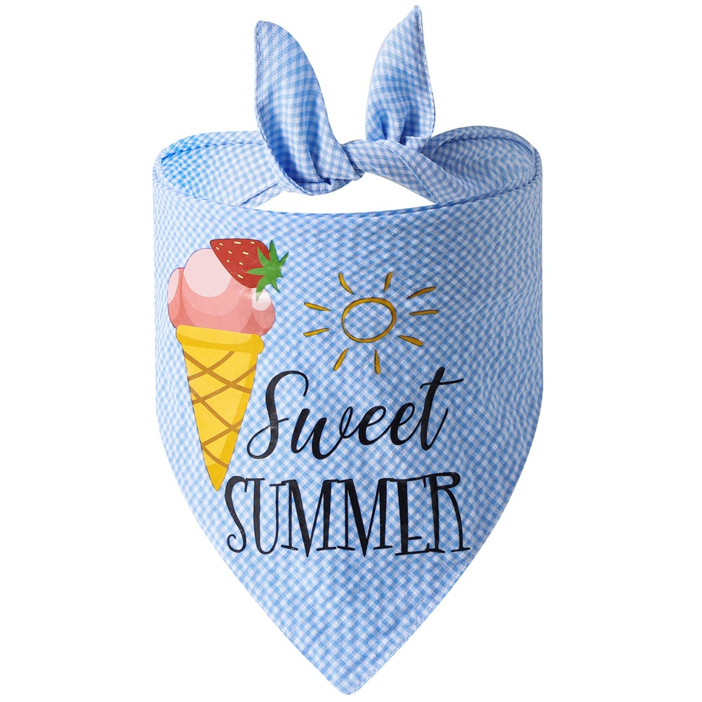 Tanpopo verano mascota bufanda perro triángulo toalla mascota saliva toalla perro bufanda perro saliva toalla perro