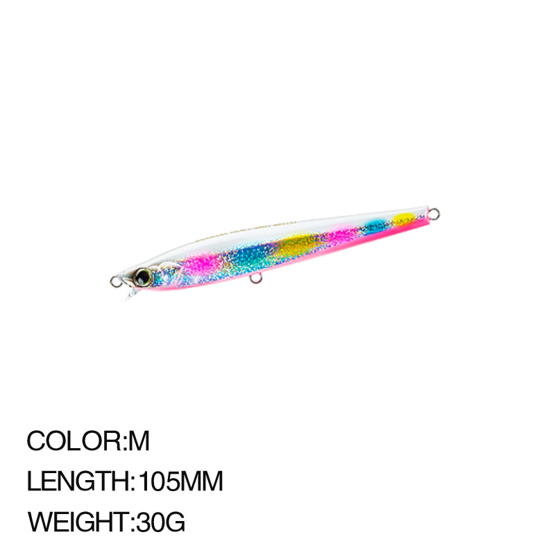 Sinking Minnow Fishing Lures 105mm 30g Haed Baits Fresh Water Bass Swimbait Tackle Gear