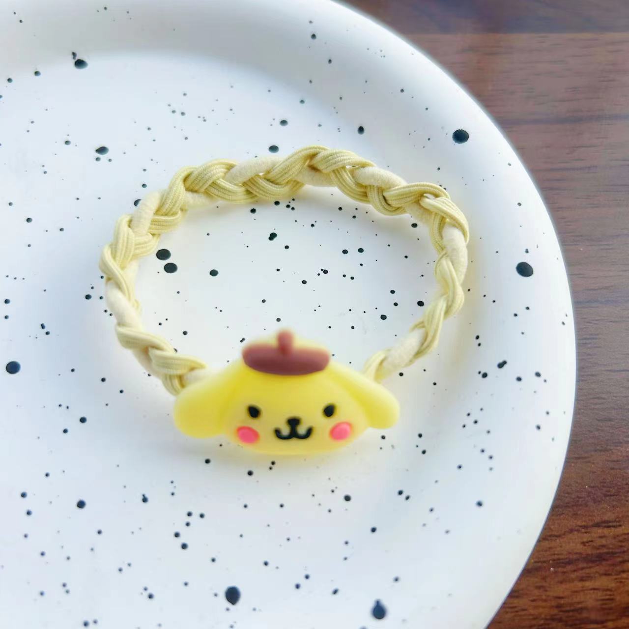 Niños Kuromi elástico Sanliou joyas para el cabello niñas lindas dibujos animados anillo para el cabello niñas atado cabello cuerda al por mayor