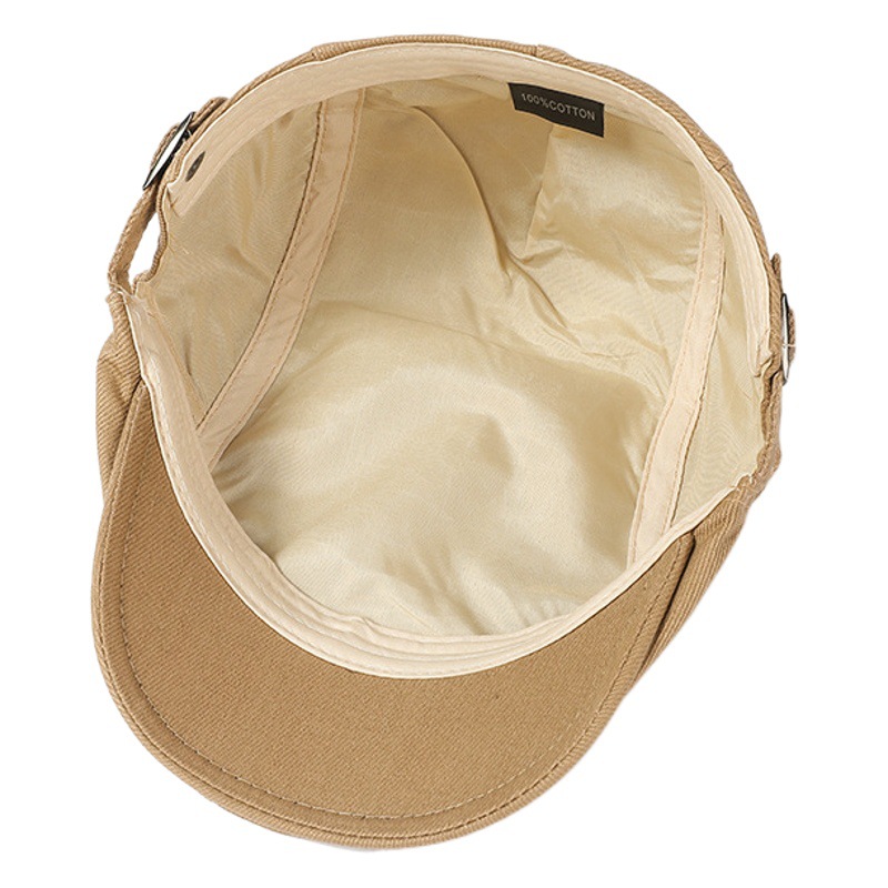 Baixiaoyuan japonés retro peaked Cap hombres y mujeres artístico boina monocromo sombrero Amazon sombrero delantero
