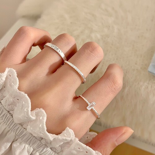 Sweet Diamond Butterfly Ring for Women, Unique Design, Stackable, Exquisite and Versatile, Index Finger Ring, High-End and Elegant Finger Ring for Women
