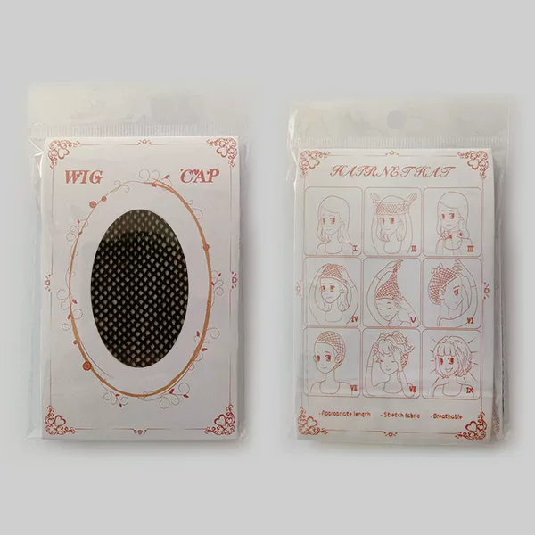 Wig Hair Net Real Hair Base Headgear Mesh Cover High Elastic Two-end Fake Hair Net Cap Invisible Net Special Accessories