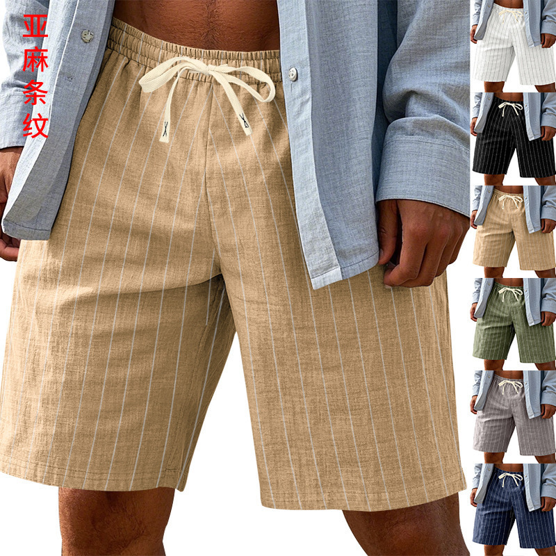 Transfronterizos hombres de verano casual de moda corto de correa Europa y América Amazon tendencia elástica delgada ropa de cama para hombres