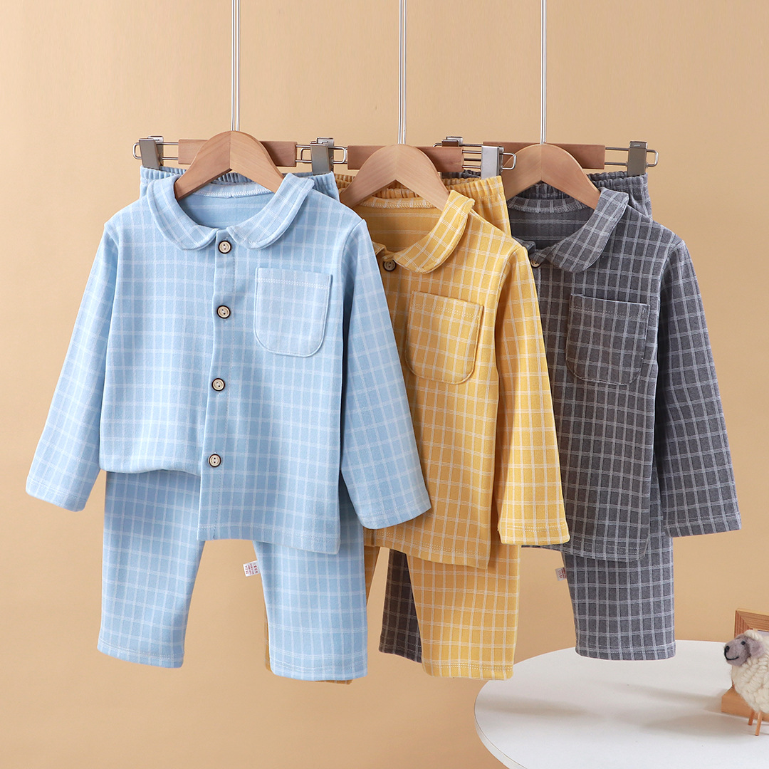 Nuevo conjunto de ropa para niños, ropa para el hogar, ropa para el hogar, ropa para niños, pijamas para bebés