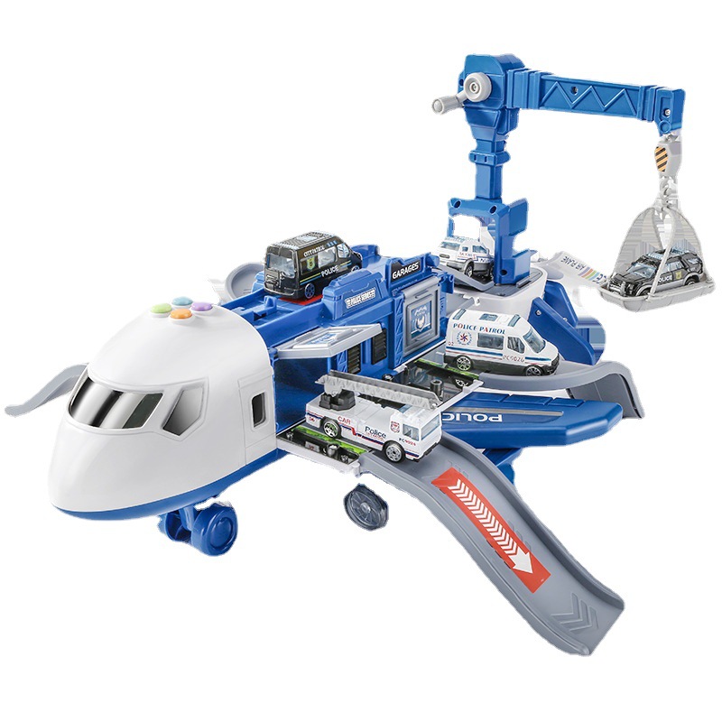 Transfronterizos populares de los niños avión juguete niño educativo coche de ferrocarril grande Aleación de ingeniería de fuego coche de bebé