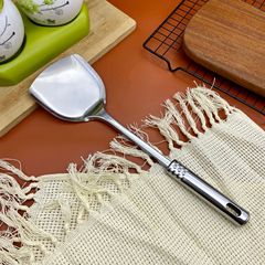 廠家直銷不鏽鋼廚房烹飪鏟勺套裝 廚具九珠鋼柄鍋鏟煎鏟粥勺