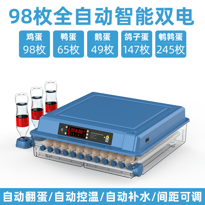 Incubadora de Huevos Inteligente para Codornices, Máquina de Incubación Inteligente para Cría de Aves, Fabricante Original