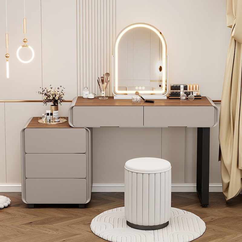 Cara de vidrio de color Walnut - Grey