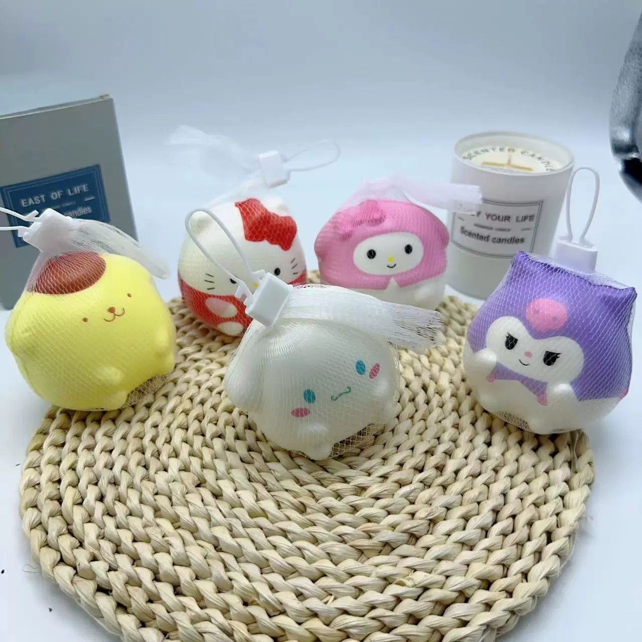 Sanrio, слайм, детская игрушка, кукла, ручка, антистресс