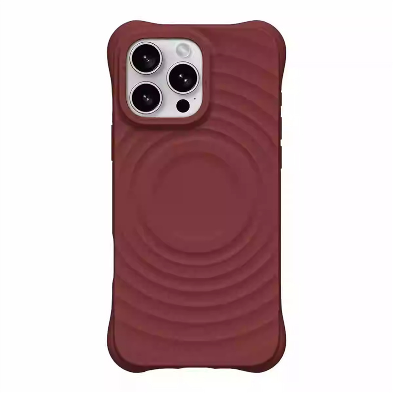 CASE联名新款柔雾紫波漾液态硅胶保护壳适用于iPhone16promax手机|undefined