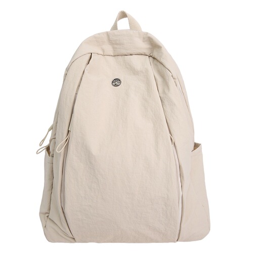 Lightweight Foam Waterproof Nylon Fabric Versatile Dual Shoulder Backpack for Women Colorful Fabric Bag Simple Travel Lady Backpack