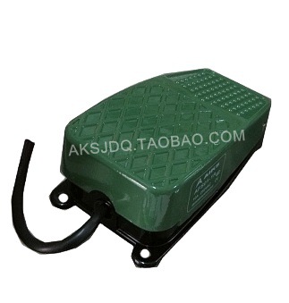 供应 AIKS 爱克斯脚踏开关 AFS01-1A  10A 三线 铝壳 洛阳总代理