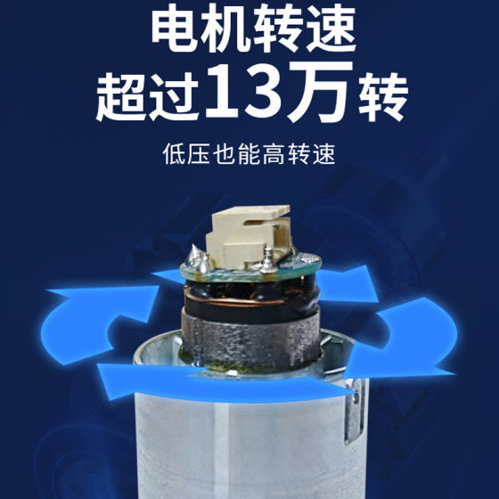 Micro brushless DC motor hair dryer handheld fan vacuum cleaner massage gun high speed brushless DC motor