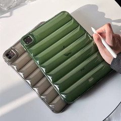 Suitable for iPad 10 10.9-inch protective case air cushion down jacket pro 11 transparent full cover Air 5 silicone anti-fall shell