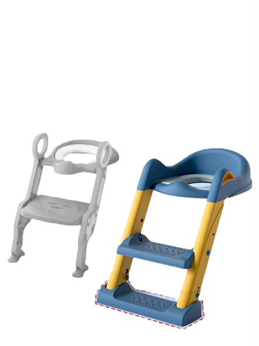 Children's toilet seat stair-type male and female baby ladder folding rack ring pad child toilet special urinal basin