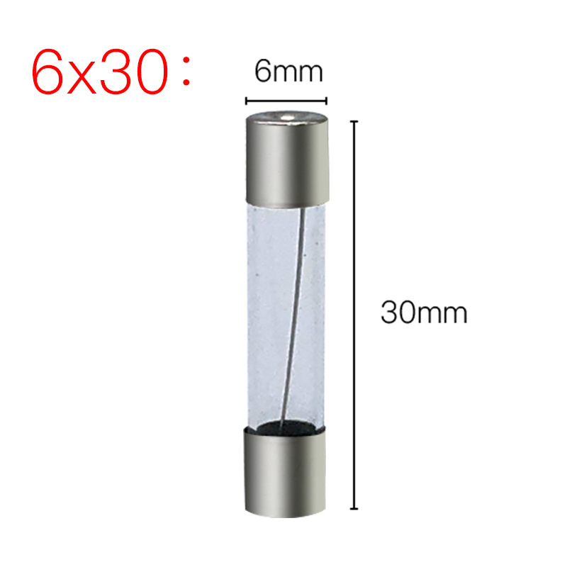 箱入りヒューズ5*20*30 0.1a-30a 3c保険管電流250vガラス保険管|undefined