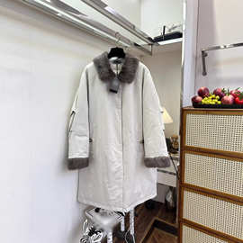 2025冬季新款精致优雅气质显瘦挺括大气干净洋气风衣宽松羽绒服