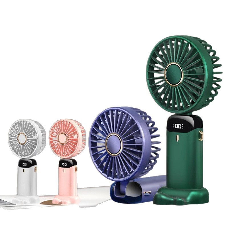 Mayorista N15 ventilador portátil con pantalla digital perfumado colgante plegable cuello larga duración portátil mini ventilador pequeño