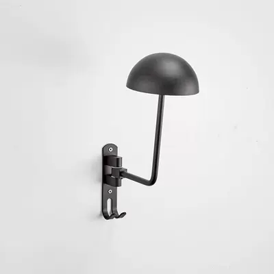 non-perforated display rack, hat storage — Motosiklet dəbilqə rəfləri - semicircle-wall-hanging-style