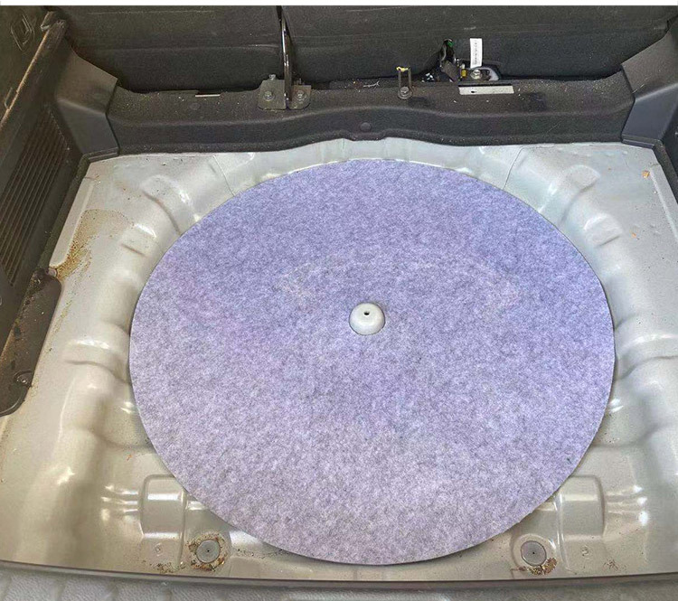 Spare Tire Soundproofing Cotton, Sound-Absorbing Cotton, Car Trunk Soundproofing Pad, Tail Box Spare Tire Pit Universal Anti-Vibration and Shock-Absorbing Cotton