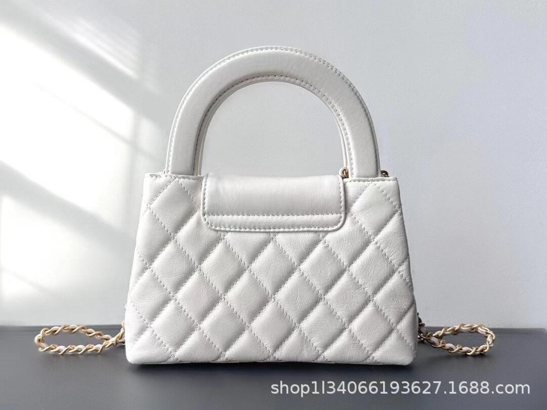 2025新型女性バッグ小香風23kケリーバッグ菱格チェーンバッグ小廃バッグ斜めにバッグを持っている女性バッグ