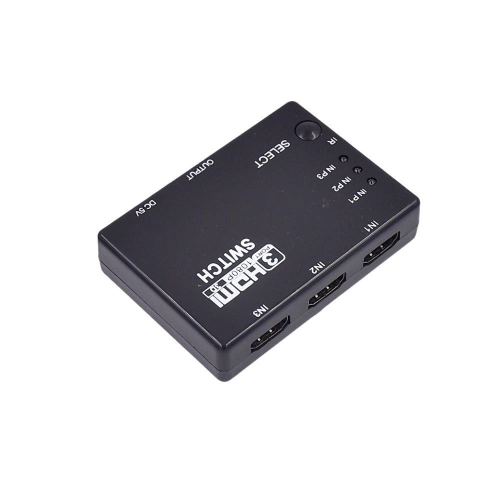 С пультом дистанционного управления, переключатель HDMI 3 входа и 1 выхода 1080P 3D, HDMI дистрибьютор