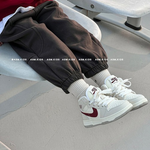 Xiameng children's shoes  autumn new children's color matching high-top trendy sneakers girls' sports shoes boys' casual shoes