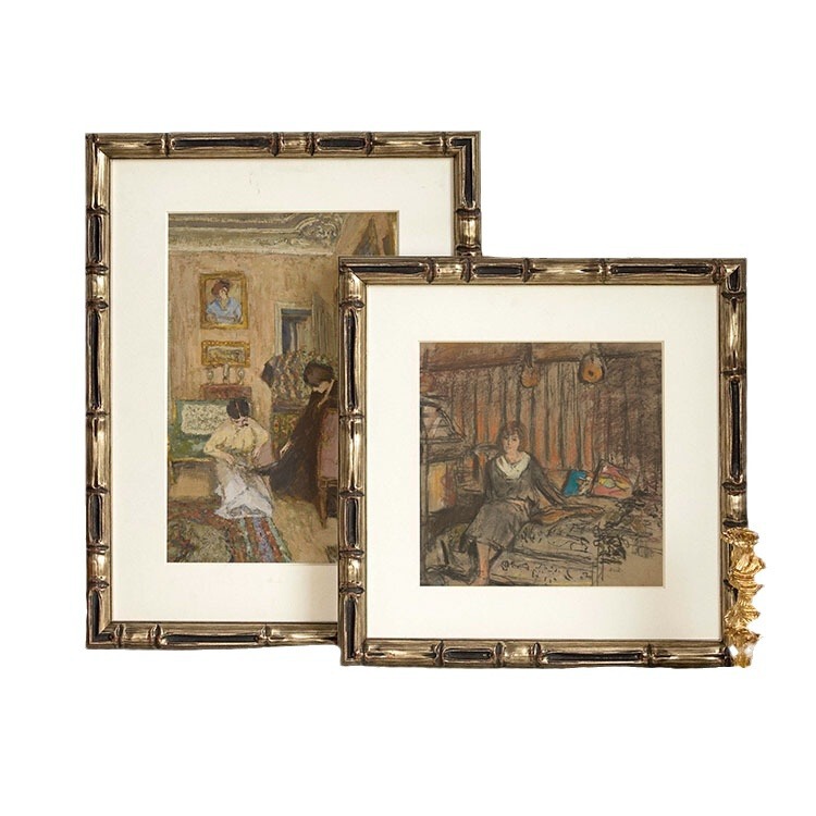 Cross-border Amazon popular American retro calligraphy and painting mounting frame oil painting exhibition frame living room decorative picture frame Cross-border Amazon popular American retro calligraphy and painting mounting frame oil painting exhibition frame living room decorative picture frame