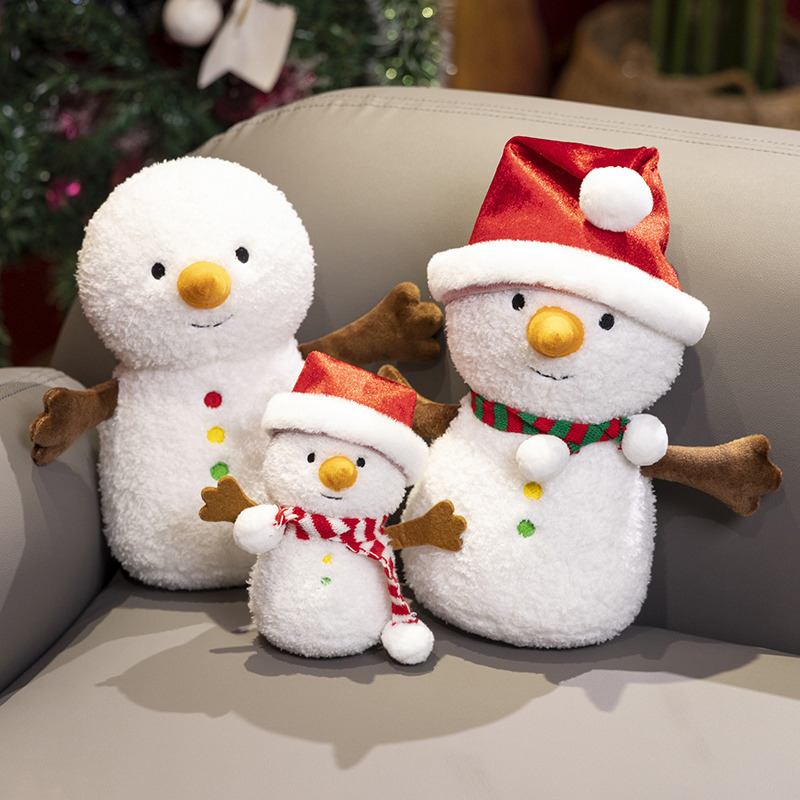 Festival Gifts Cute Christmas Tree Gingerbread Man Pillow Living Room Sofa Cushion Doll Christmas Holiday Wreath Decoration Children's Gift Plush Toy_voghion.com