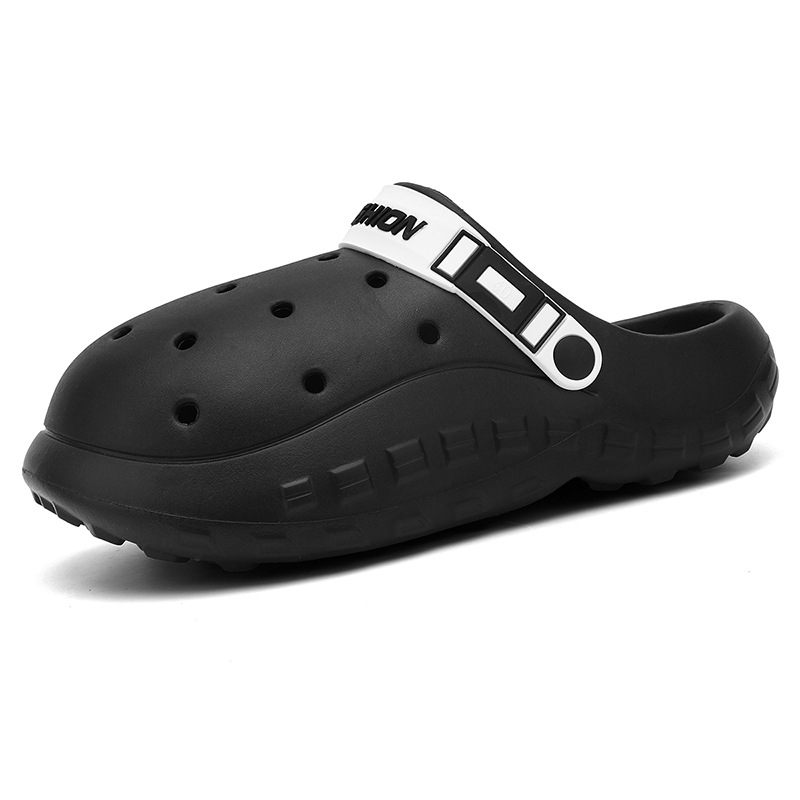 Pise en la mierda, zapatos con agujeros, estilo de explosión clásico de verano para mujer, moda, plataforma antideslizante, sandalias de playa resistentes al desgaste para parejas image 6