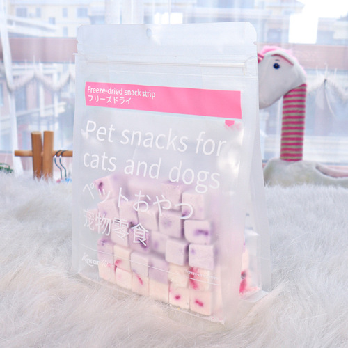 Wholesale pet dog snacks freeze-dried fruit yogurt blocks cats chew probiotic dog cheese 100g
