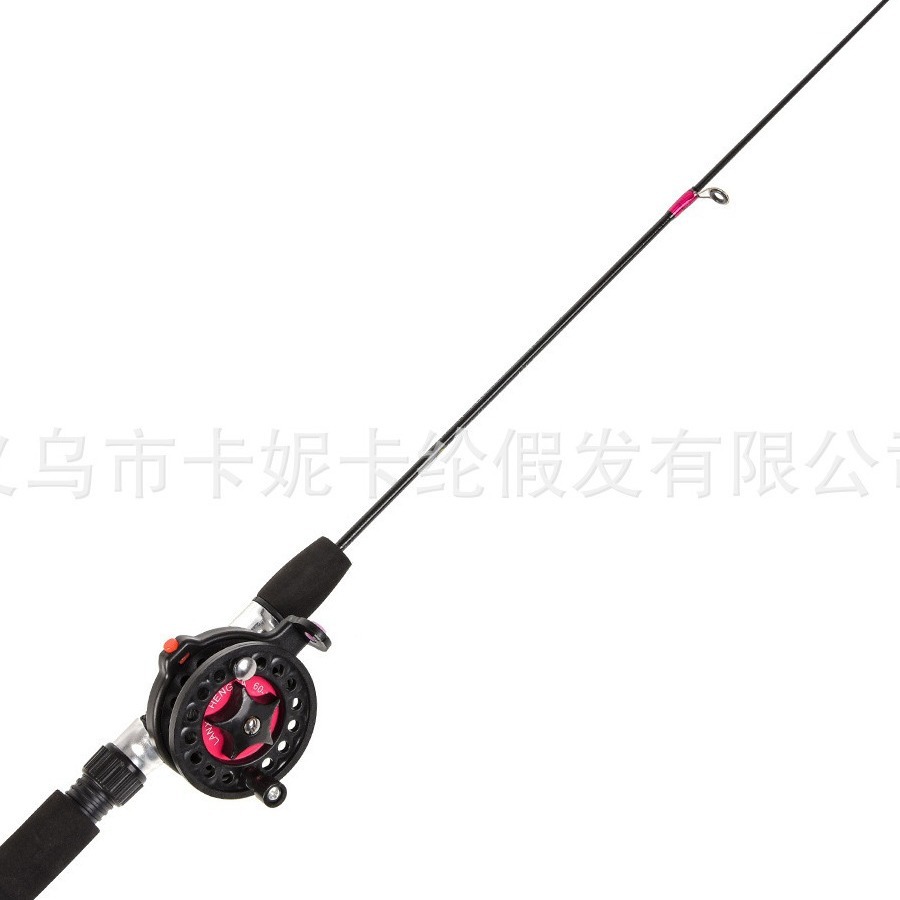 KANEKALON [Juego de caña de pescar en hielo retráctil ultracorto] Caña de pescar Pesca de invierno Comercio exterior transfronterizo