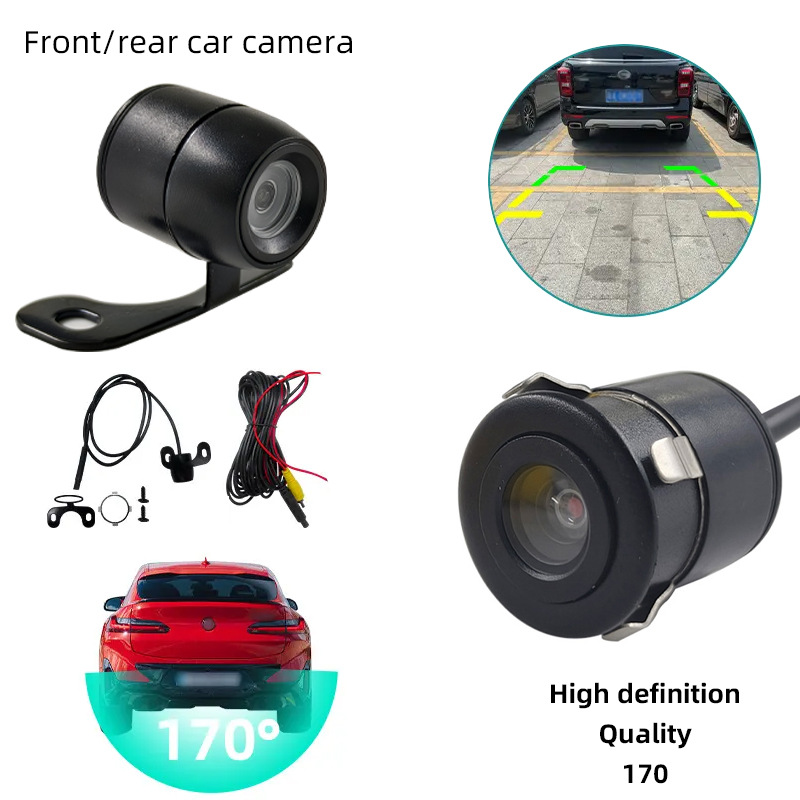 Open Hole Dual-Use Small Butterfly Reversing Camera Car Rear View Camera Reversing Image Car Camera