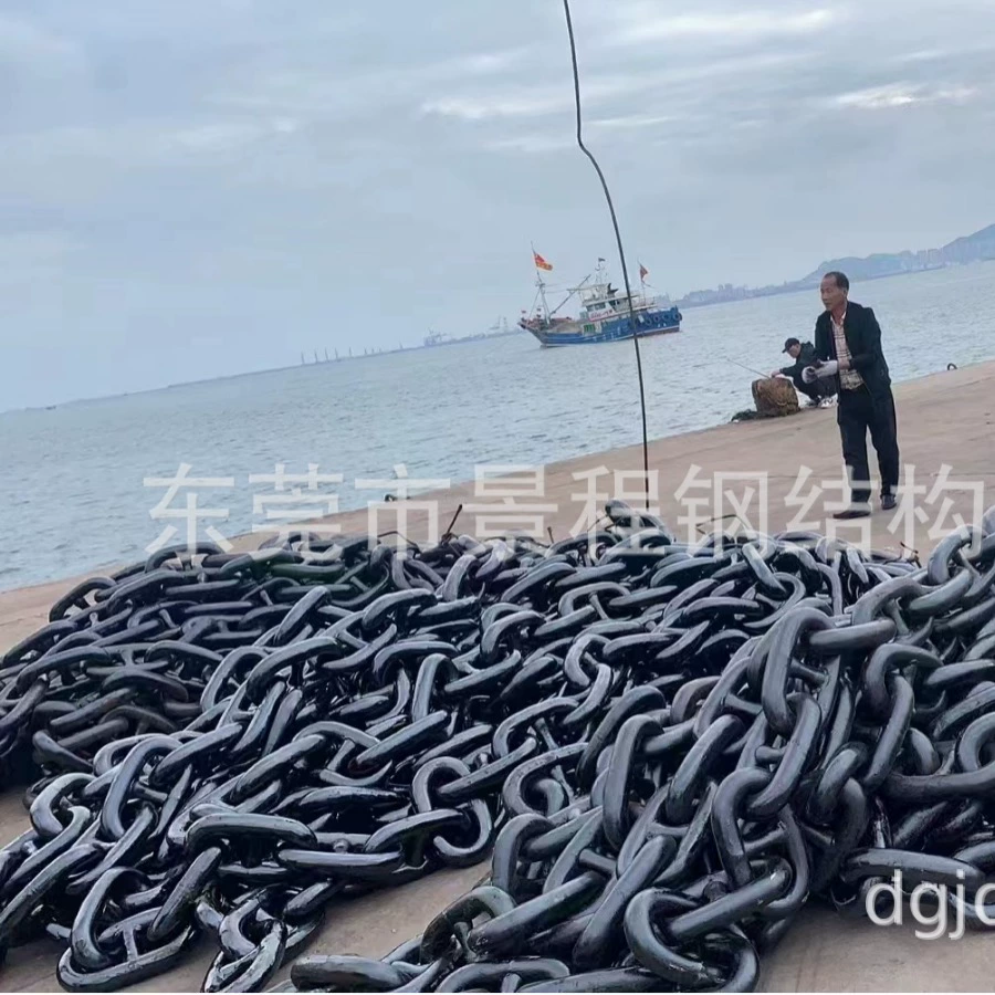 Экспортируйте цепь звена Жухай вала штыря нержавеющей стали диаметра 38 Жуншань прибора напряжения цепи обвайзера открытую