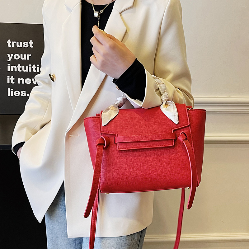 Texturas de moda transfronterizas bolsas de alas portátiles mujeres 2024 primavera nuevo nicho de diseño extranjero bolsas de hombro