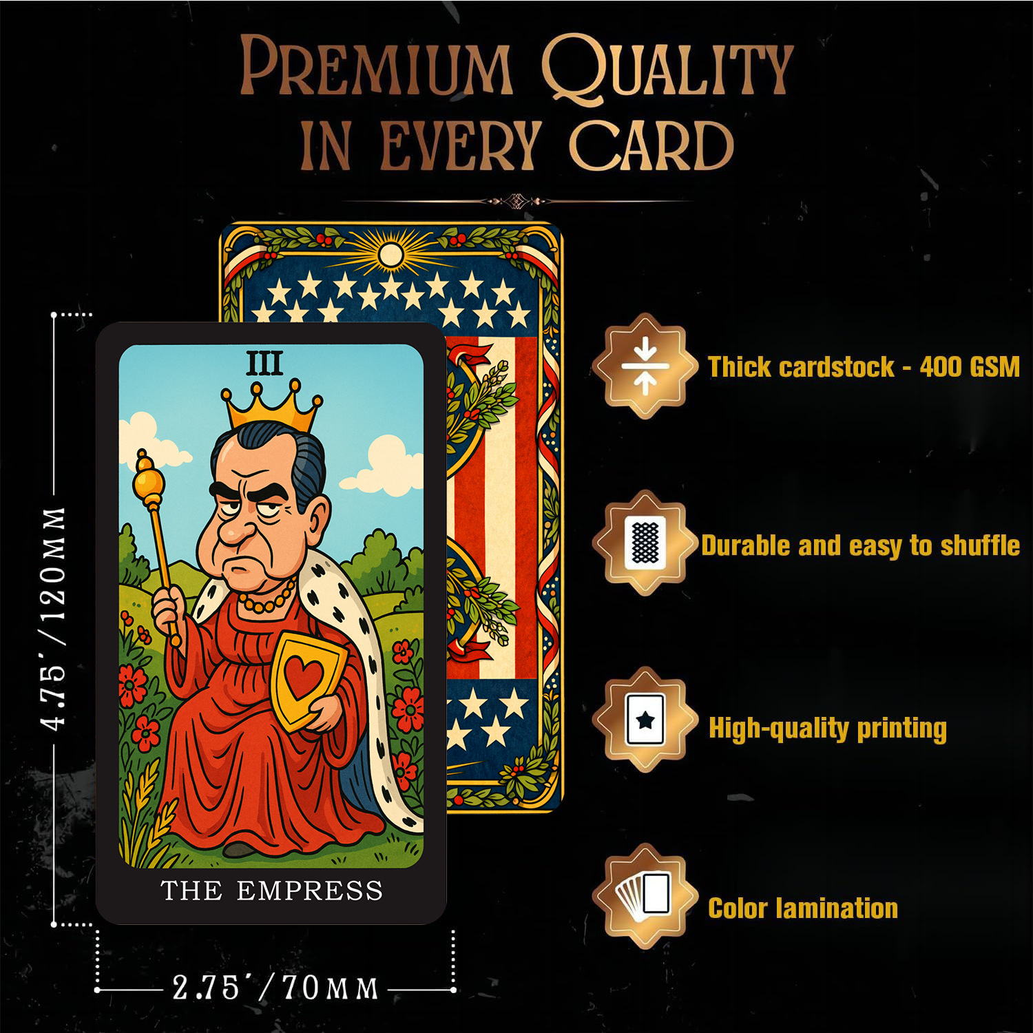 Carte da gioco di tarocchi creative transfrontaliere, personaggi illustrati, nuova versione inglese dei tarocchi_voghion.com