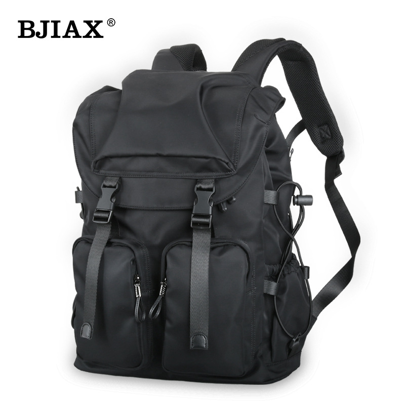 Cross-Border Wholesale Men's Backpacks, Casual Travel Laptop Backpacks, Simple Korean Style School Bags, Trendy Fashion Brands