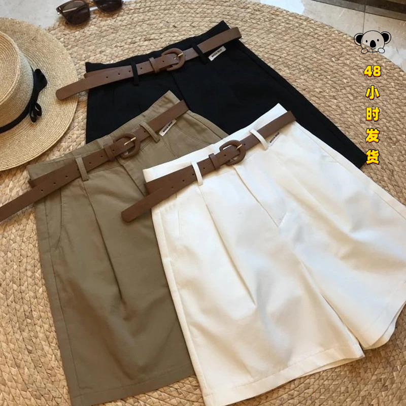 E 23567 High Waist Cargo Capris High-Waisted Cargo Shorts