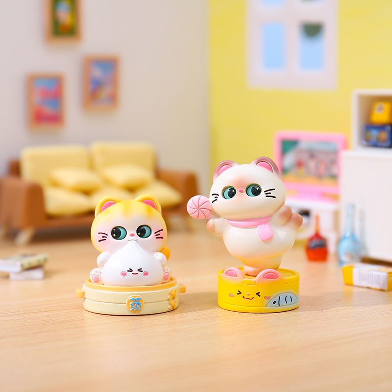 Figura Adorable de Gato Dulce en Caja Sorpresa, Regalo Creativo para Amigos y Novias, Adorno Decorativo, Directo del Fabricante